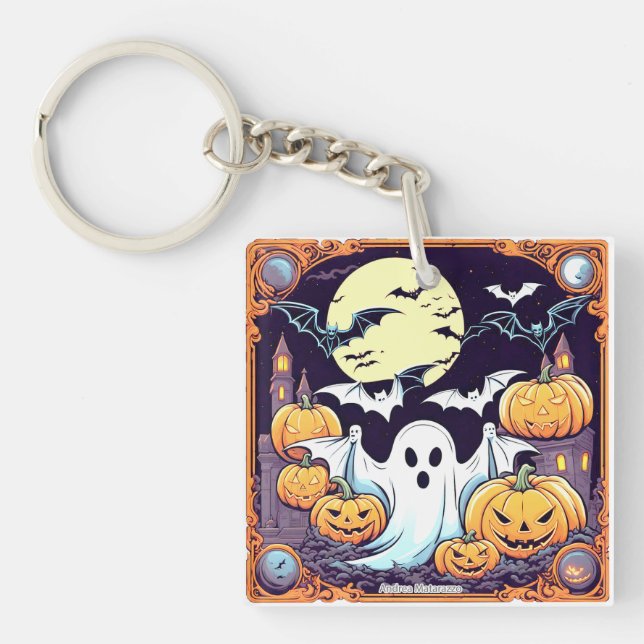 Wow Halloween Thrill Schlüsselanhänger (Vorderseite)