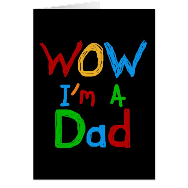 WOW I bin Vater T - Shirt und GIfts (Vorne)