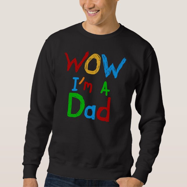 WOW I bin Vater T - Shirt und GIfts (Vorderseite)