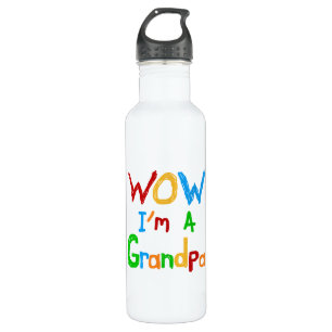 WOW Ich bin ein Opa-T - Shirt und Trinkflasche