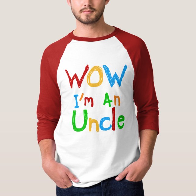 WOW Ich bin Onkel-T - Shirt und GIfts (Vorderseite)