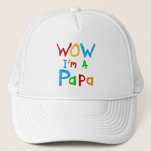 Wow ich bin Papa Tshirts und GIfts Truckerkappe