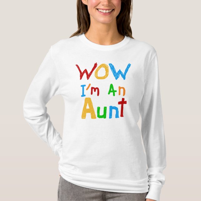 WOW Je suis une tante T-shirts et cadeaux (Devant)