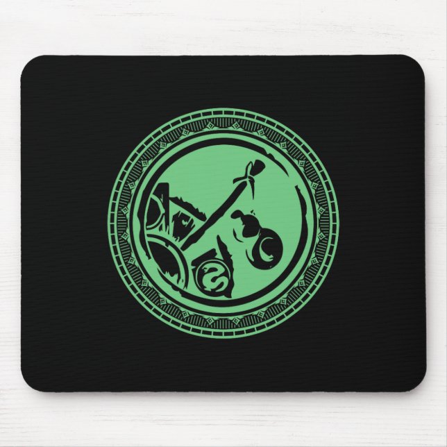 Wow Monk Rollenspiel-Gamer  Mousepad (Vorne)