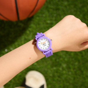 WOW! 🟣 Montre Violet Personnalisée pour Enfants