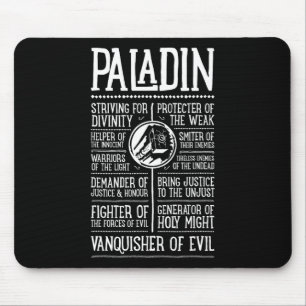 Wow Paladin Rollenspiel-Gamer 1 Mousepad