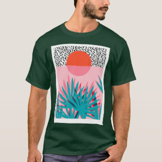 Wow Palmen Sonnenaufgang Südwesten Kalifornien Pal T-Shirt