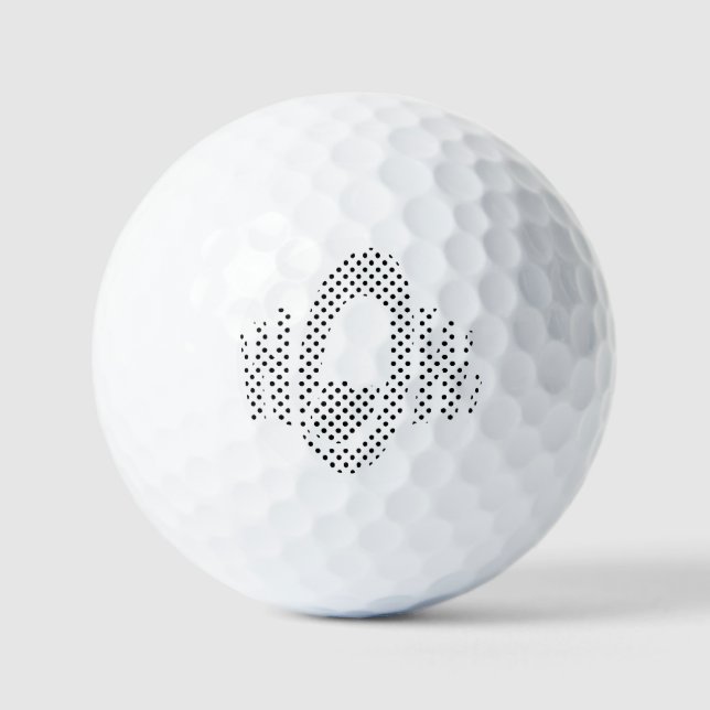WOW! Pop Art Custom Golf Balls - Fun Comic Style  Golfball (Vorderseite)