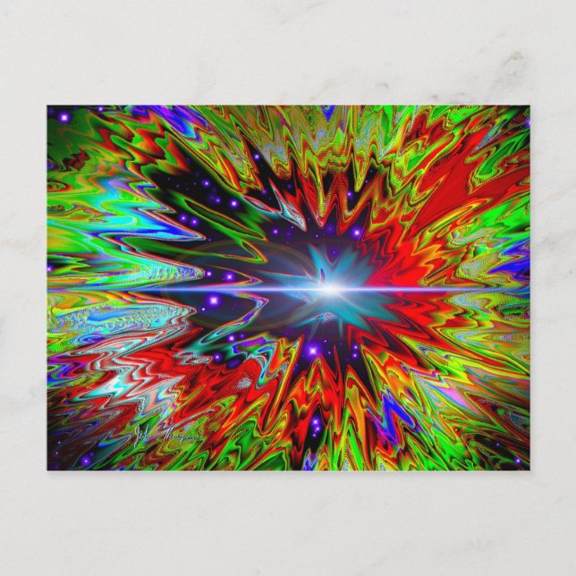 Wow Post Card Postkarte (Vorderseite)