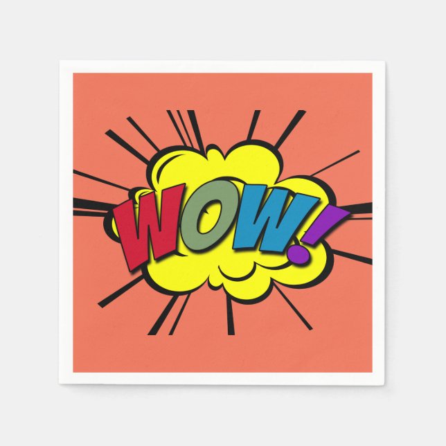 WOW! SERVIETTE (Vorderseite)