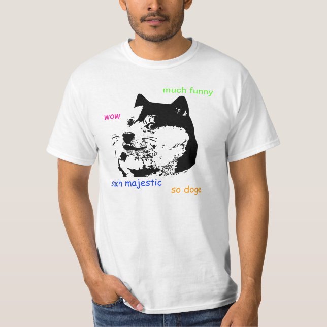 Wow. Solcher T - Shirt. So shibe Doge. T-Shirt (Vorderseite)