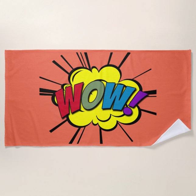 WOW! STRANDTUCH (Vorderseite)