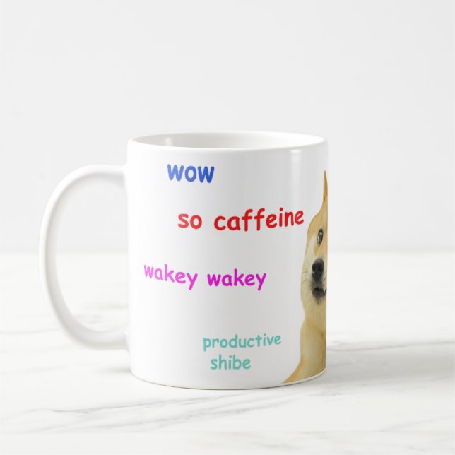 wow such shibe doge mug (Gauche)