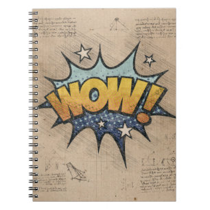 WOW! Vintages Comic Buch Steampunk Pop Kunst