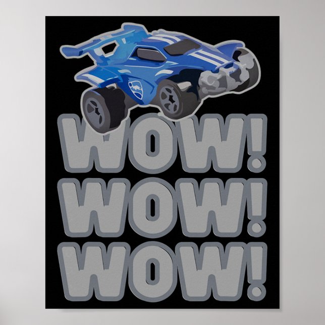 Wow! Wow! Wow! Rocket-Fußballspiel  Poster (Vorne)