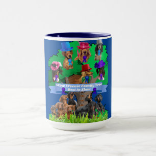 Wow Würstchen Family Tree Beste in Combo-Tasse anz Tasse