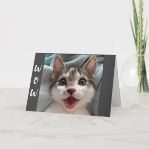 WOW YOU TURNING ""21"" DIT CARTE CAT