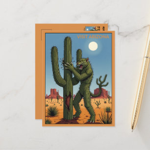 WPA Arizona Die Kakteen-Katze Postkarte