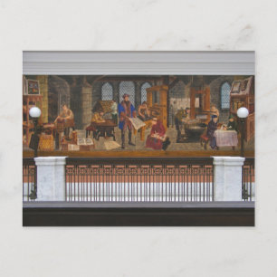 WPA Murals 5 ~ carte postale