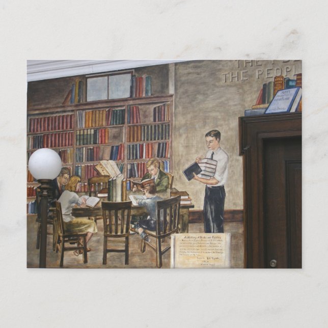 WPA Murals 8 ~ Postkarte (Vorderseite)