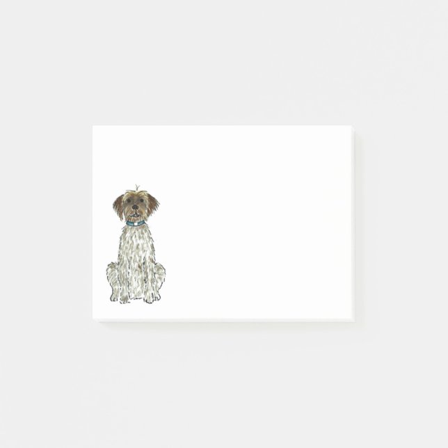 WPG Drahthaar Pointing Griffon Dog Post-it Notes Klebezettel (Vorderseite)