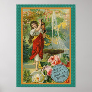 WQ PLAKAT: Brunnen-Mädchen Poster