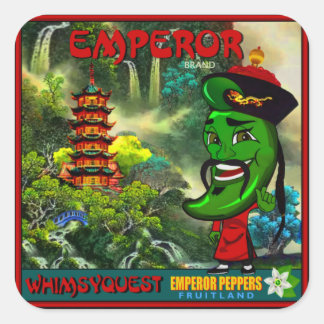 WQ STICKER LG : Étiquette Empereur Pepper Crate