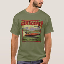 WQ T SHIRT HERREN: Außenborder Äpfel - Lake Chelan