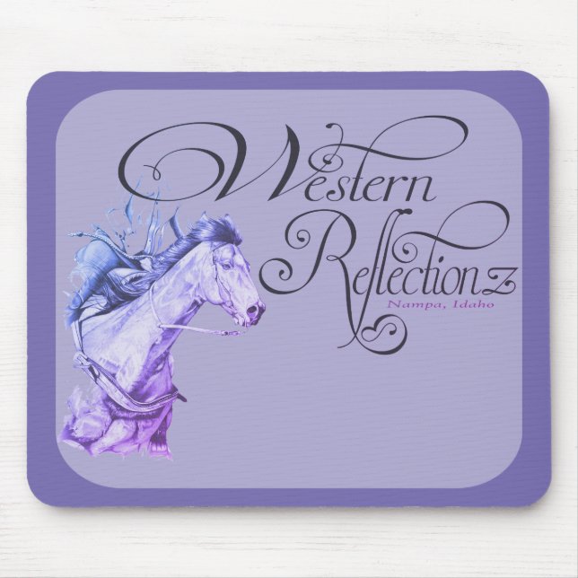 WR-Mauspad (lila) Mousepad (Vorne)