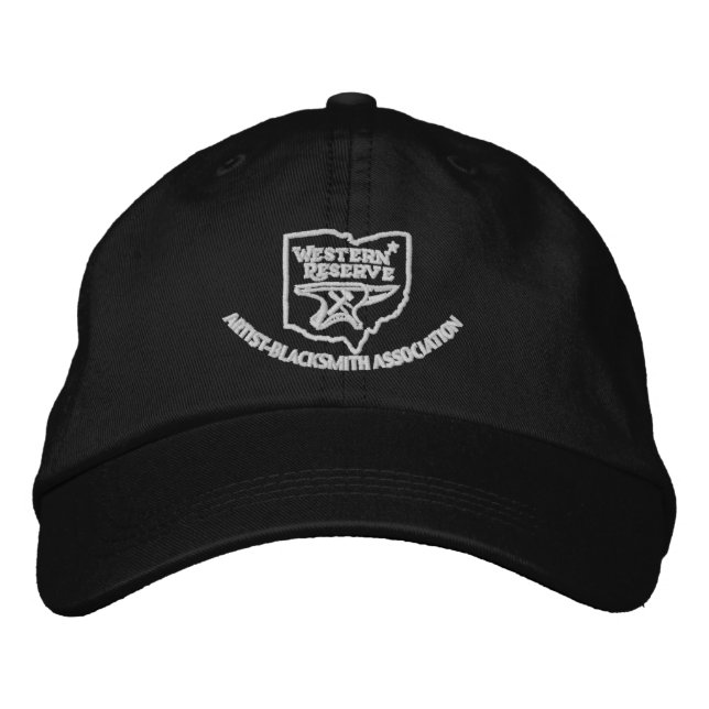 WRABA-Logo, bestickt mit Hut (Vorderseite)