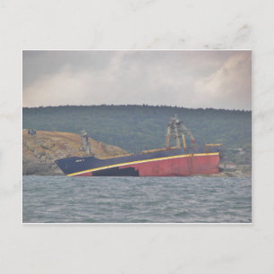 Wrack des Orcun C Postkarte