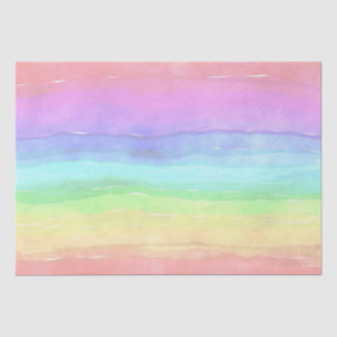Wrackpapier für den Rainbow-Wash Seidenpapier