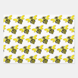 Wrackpapier für Hummeln Geschenkpapier Set