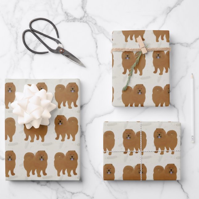 Wrackpapier für Kaschenkissen Geschenkpapier Set (Vorderseite)