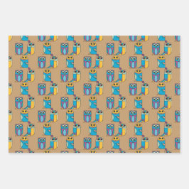 Wrackpapier Geschenkpapier Set