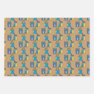 Wrackpapier Geschenkpapier Set