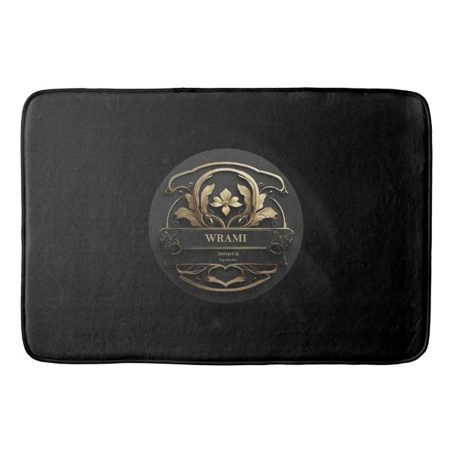 Wrami Logo, Designed by Kay Uwe Rott Badematte (Vorderseite)