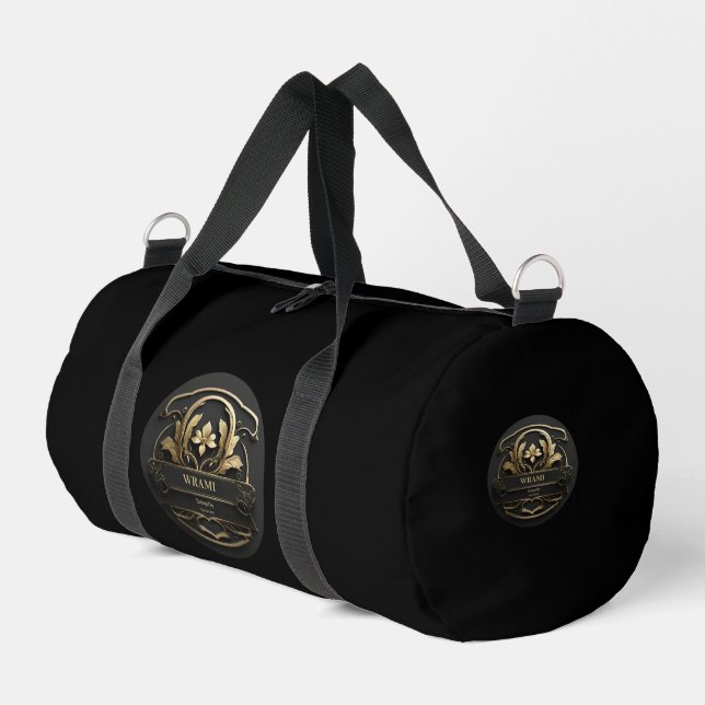 Wrami Logo, Designed by Kay Uwe Rott Duffle Bag (Linke Seite)