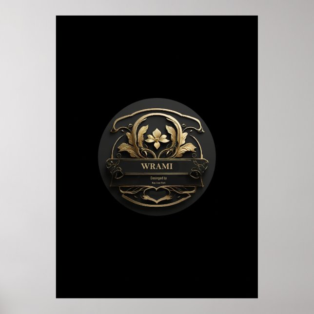 Wrami Logo, Designed by Kay Uwe Rott Poster (Vorne)