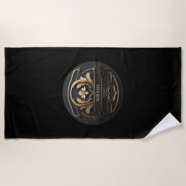 Wrami Logo, Designed by Kay Uwe Rott Strandtuch (Vorderseite)