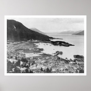 Wrangell, Alaska Panorama 1914 Poster