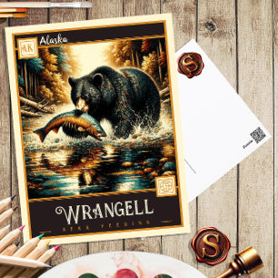 Wrangell, Alaska Vintage Ansichtskarte Postkarte