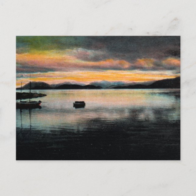 Wrangell Bay, Alaska Vintage Postkarte (Vorderseite)