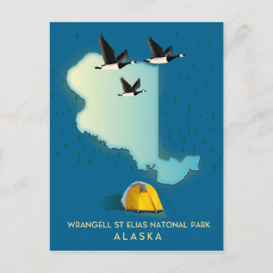 wrangell st elias Alaska Karte