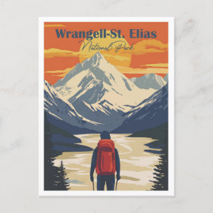 Wrangell St Elias Alaska Kunstwerk Place Postkarte