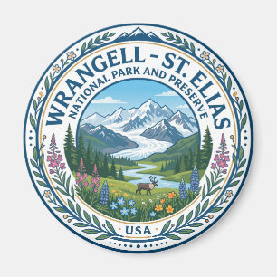 Wrangell-St. Elias National Park and Preserve, USA Magnet