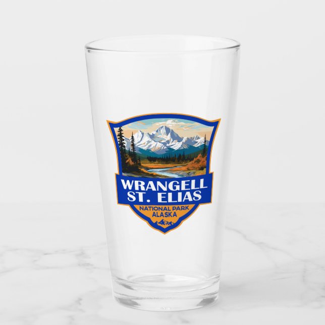Wrangell St. Elias Nationalpark California Glas (Vorderseite)
