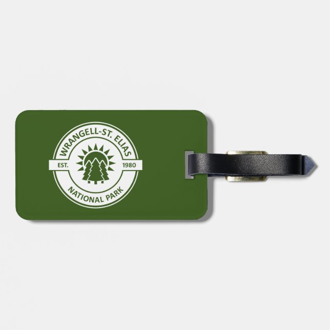Wrangell-St. Elias Nationalpark Gepäckanhänger (Rückseite horizontal)