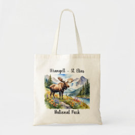 Wrangell - St Elias Wasserfarben-Tasche Tragetasche