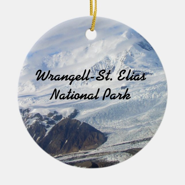 Wrangell-St. Nationalparkverzierung Elias Keramik Ornament (Vorne)